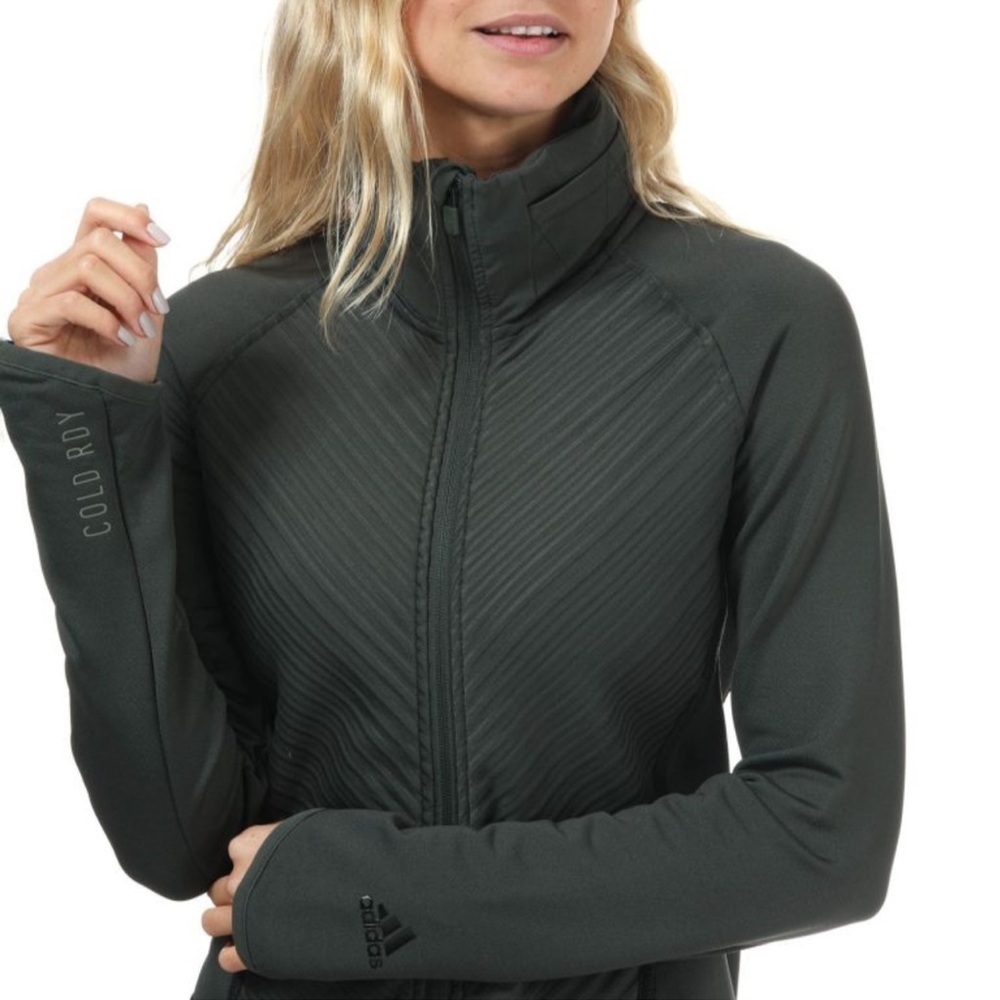 Adidas Gray Ribbed Jacket - Picture 5 of 14